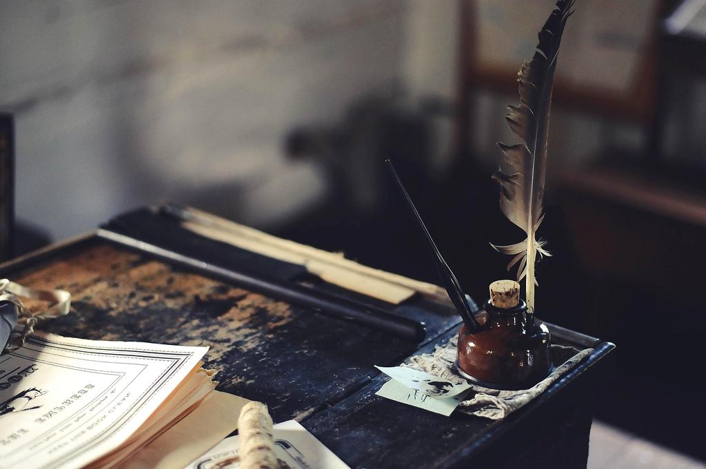 Abstract background with legal documents and digital interface